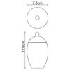 Косметическая емкость WasserKRAFT K-6700 K-6779