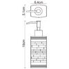 Дозатор для жидкого мыла WasserKRAFTK-4700 K-4799