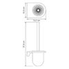 Ершик для унитаза подвесной WasserKRAFT Kammel K-8300 K-8327