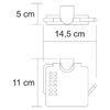 Держатель туалетной бумаги WasserKRAFT Kammel K-8300 K-8325