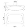 Полотенцедержатель WasserKRAFT Kammel K-8300WHITE K-8360WHITE