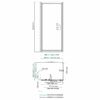 Душевой уголок WasserKRAFT Salm 27I22 100х90 профиль хром