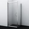Душевой уголок WasserKRAFT Salm 27I29 80х100 профиль хром