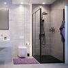 Душевой уголок WasserKRAFT Elbe 74P07 120х90 профиль черный