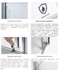 Душевой уголок WasserKRAFT Dinkel 58R10 120х100 профиль хром