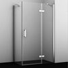 Душевой уголок WasserKRAFT AllerWHITE 10H06RWHITE 120х80 профиль хром/белый