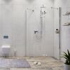 Душевой уголок WasserKRAFT AllerWHITE 10H06RWHITE 120х80 профиль хром/белый