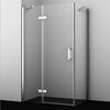 Душевой уголок WasserKRAFT AllerWHITE 10H06LWHITE  120х80 профиль хром/белый
