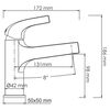 Смеситель для раковины WasserKRAFT Sauer 7103 золотой