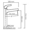 Смеситель для раковины WasserKRAFT Sauer 7103H золотой
