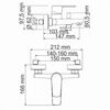 Смеситель для ванны с душем WasserKRAFT Dill 6100 6101 хром
