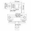 Смеситель для душа WasserKRAFT Dill 6100 6102 хром