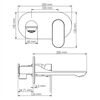 Смеситель для раковины WasserKRAFT Elbe 7400 7430 черный