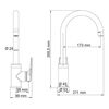 Смеситель для кухонной мойки WasserKRAFT Lopau 3200 3207 хром