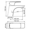 Смеситель для раковины WasserKRAFT Salm 2700 2703 хром