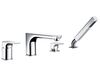 Смеситель для ванны с душем WasserKRAFT Salm 2700 2755 хром