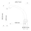 Смеситель для кухонной мойки WasserKRAFT Rossel 2800 2807 хром