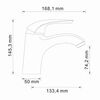 Смеситель для раковины WasserKRAFT Rossel 2800 2803 хром