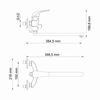 Смеситель для ванны с душем WasserKRAFT Rossel 2800 2802L хром