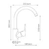 Смеситель для кухонной мойки WasserKRAFT Lippe 4500 4507 хром