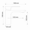 Смеситель для раковины WasserKRAFT Dinkel 5800 5803 хром