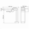 Смеситель для раковины WasserKRAFT Alme 1500 1510 хром