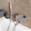 Смеситель для ванны с душем WasserKRAFT Alme 1500 1501 хром
