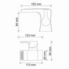 Смеситель для раковины WasserKRAFT Berkel 4800 4869 хром
