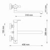 Смеситель для ванны с душем WasserKRAFT Berkel 4800 4802L хром