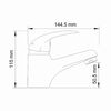 Смеситель для раковины WasserKRAFT Isen 2600 2603 хром
