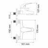 Смеситель для ванны с душем WasserKRAFT Isen 2600 2601 хром