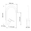 Смеситель для кухонной мойки WasserKRAFT Leine 3500 3507 хром
