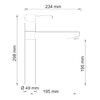 Смеситель для кухонной мойки WasserKRAFT Wern 4200 4207 матовый хром