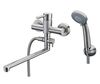 Смеситель для ванны с душем WasserKRAFT Wern 4200 4202L матовый хром