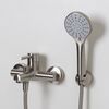 Смеситель для ванны с душем WasserKRAFT Wern 4200 4201 матовый хром
