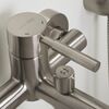 Смеситель для ванны с душем WasserKRAFT Wern 4200 4201 матовый хром