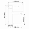 Смеситель для раковины WasserKRAFT Main 4100 4104 хром