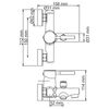 Смеситель для ванны с душем WasserKRAFT Main 4100 4101 хром
