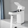 Смеситель для раковины WasserKRAFT Aller 1060WHITE 1063W хром / белый