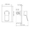 Смеситель для душа WasserKRAFT Aller 1060 10651 хром