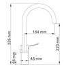 Смеситель для кухонной мойки WasserKRAFT Aller 1060 1067 хром