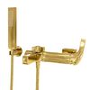Смеситель для ванны с душем WasserKRAFT Sauer 7101 золотой