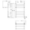 Электрический полотенцесушитель Margaroli 552 BOX 5524706ORBPB цвет бронза