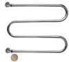Водяной полотенцесушитель Margaroli 402 Brushed Nickel 402BN цвет шлифованный никель