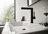 Смеситель для раковины Hansgrohe Finoris 76060670 с поворотным изливом, со сливным клапаном Push-Open, матовый черный