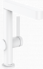 Смеситель для раковины Hansgrohe Finoris 76060700 с поворотным изливом, со сливным клапаном Push-Open, матовый белый