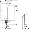 Смеситель для раковины Hansgrohe Vivenis 250 со сливным гарнитуром 75040000, хром