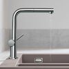 Кухонный смеситель 270 с вытяжным изливом 1 jet Hansgrohe Talis M54 Sbox 72809000