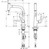 Кухонный смеситель 220, с вытяжным изливом, 1jet Hansgrohe 72822000, хром