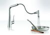 Кухонный смеситель 220, с вытяжным изливом, 1jet Hansgrohe 72822000, хром